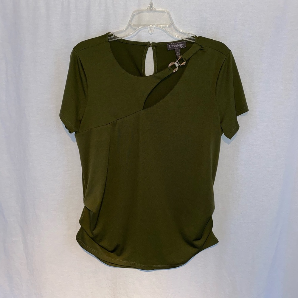Olive Green Women’s Blouse